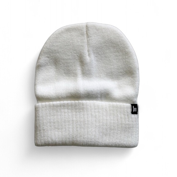 London Fog Accessories - NWOT White LF Beanie